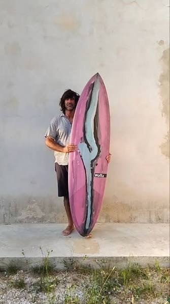 A Watta board in a resin tint, mid build